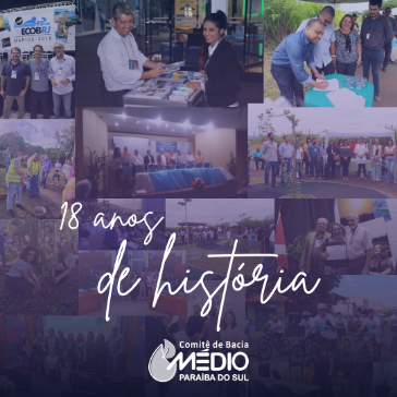CBH Médio Paraíba do Sul completa 18 anos de atuação na gestão sustentável dos Recursos Hídricos